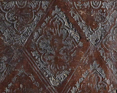 Detail from the 15th/16th century leather binding